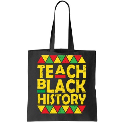 Teach Black History Month School Teacher Tote Bag