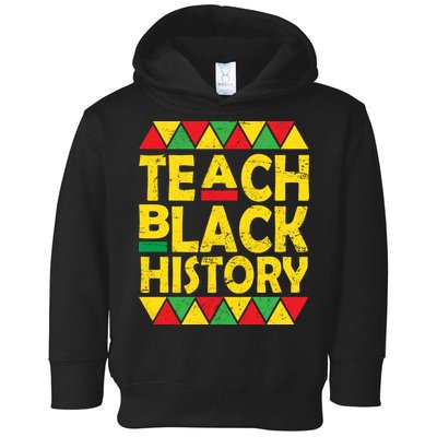 Teach Black History Month School Teacher Toddler Hoodie