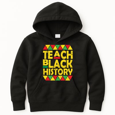 Teach Black History Month School Teacher Kids Hoodie