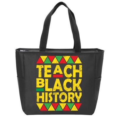 Teach Black History Month School Teacher Zip Tote Bag