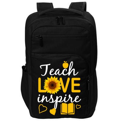 Teach Love And Inspire Sunflower Impact Tech Backpack