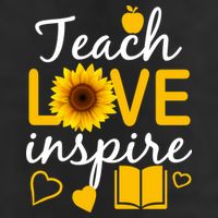 Teach Love And Inspire Sunflower Beanie
