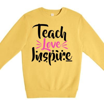 Teach Love Inspire Premium Crewneck Sweatshirt