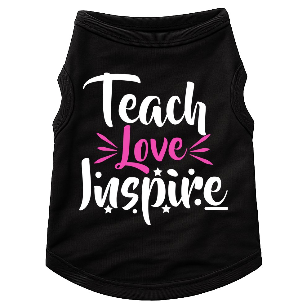 Teach Love Inspire Doggie Tank