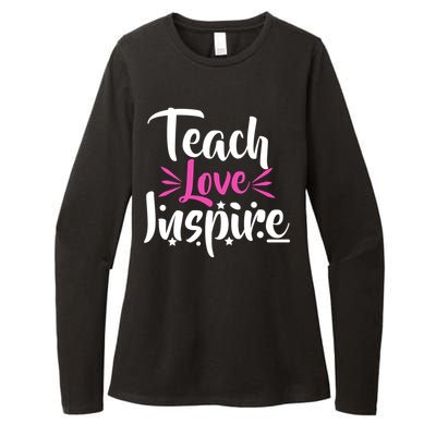 Teach Love Inspire Womens CVC Long Sleeve Shirt