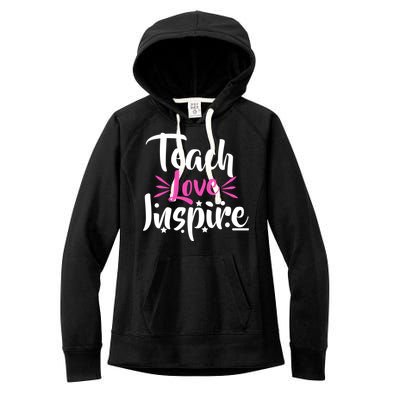 Teach Love Inspire Women's Fleece Hoodie