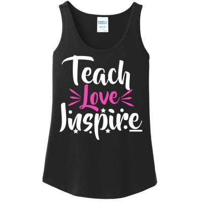 Teach Love Inspire Ladies Essential Tank