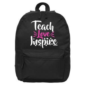 Teach Love Inspire 16 in Basic Backpack