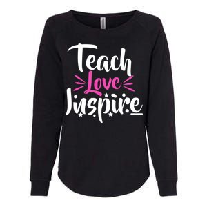 Teach Love Inspire Womens California Wash Sweatshirt