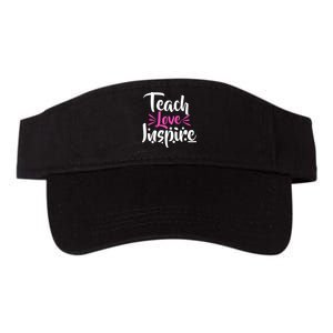 Teach Love Inspire Valucap Bio-Washed Visor