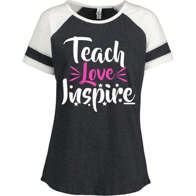 Teach Love Inspire Enza Ladies Jersey Colorblock Tee