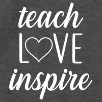 Teach Love Inspire Cute Gift For Teachers Vector Backpack
