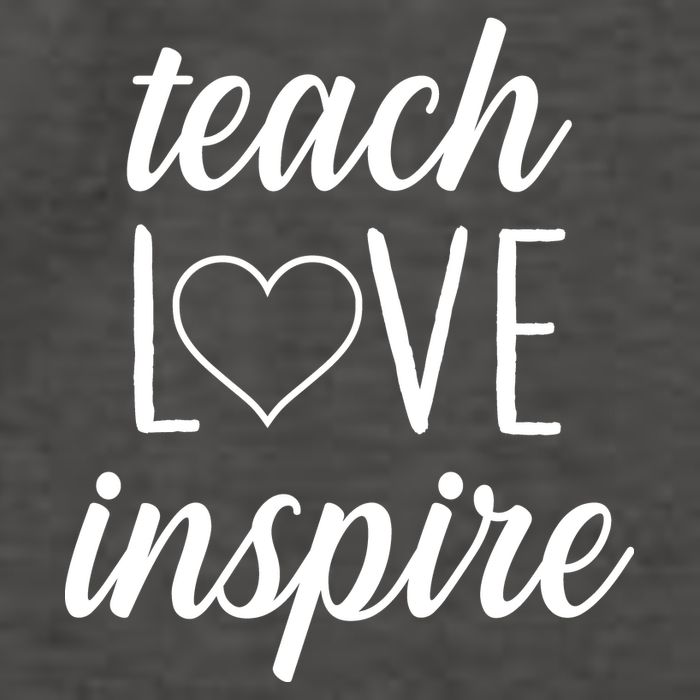 Teach Love Inspire Cute Gift For Teachers Vector Backpack