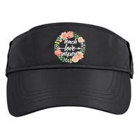 Teach Love Inspire Flower Wreath Adult Drive Performance Visor