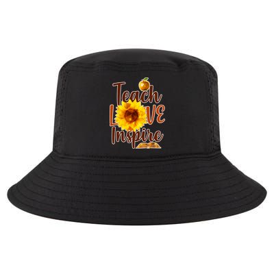 Teach Love Inspire Golden Sunflower Cool Comfort Performance Bucket Hat