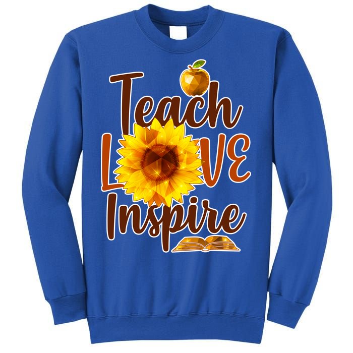 Teach Love Inspire Golden Sunflower Sweatshirt