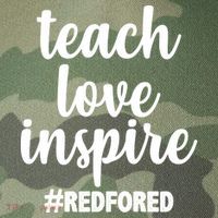 Teach Love Inspire Red For Ed Legacy Tie Dye Trucker Hat