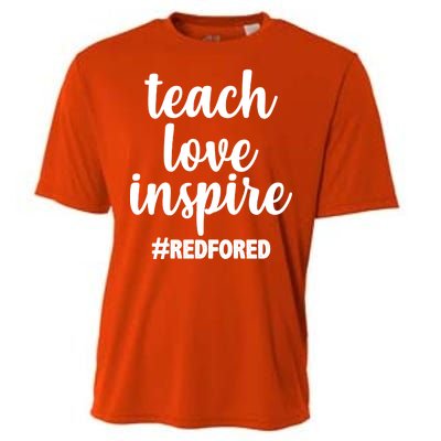 Teach Love Inspire Red For Ed Cooling Performance Crew T-Shirt