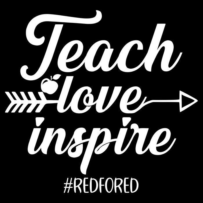 Teach Love Inspire Red For Ed1 T-Shirt