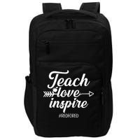 Teach Love Inspire Red For Ed1 Impact Tech Backpack