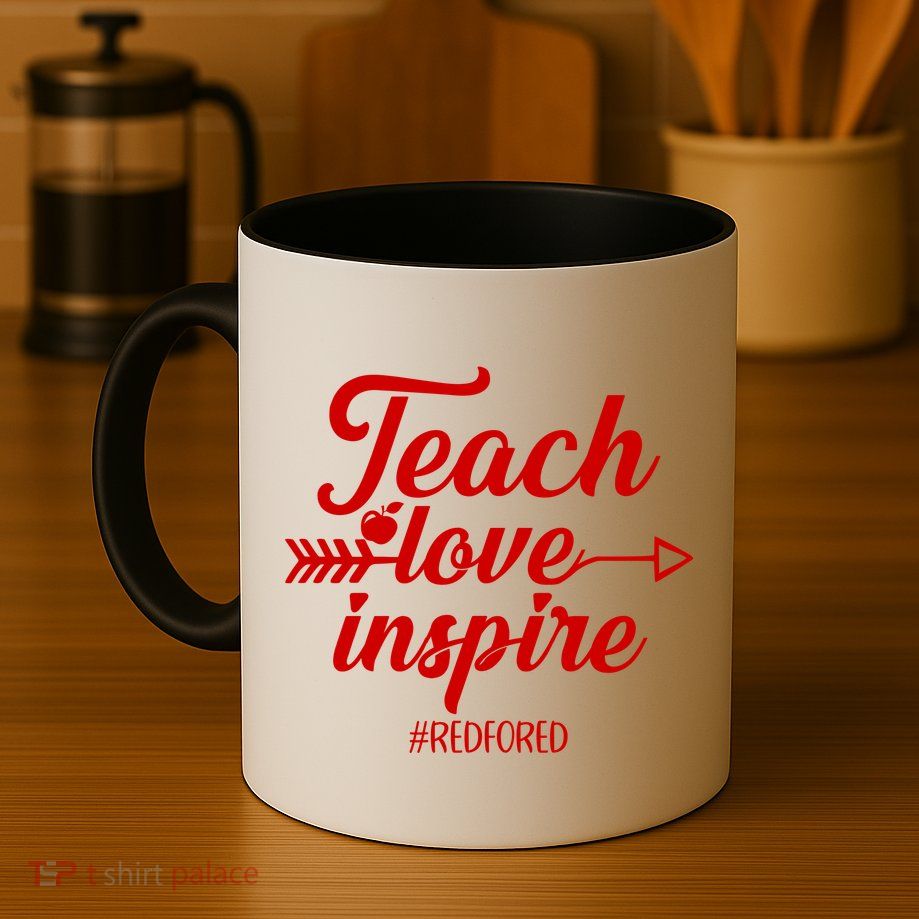 Teach Love Inspire Red For Ed1 Mug