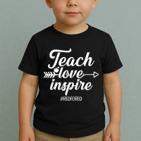 Teach Love Inspire Red For Ed1 Toddler T-Shirt