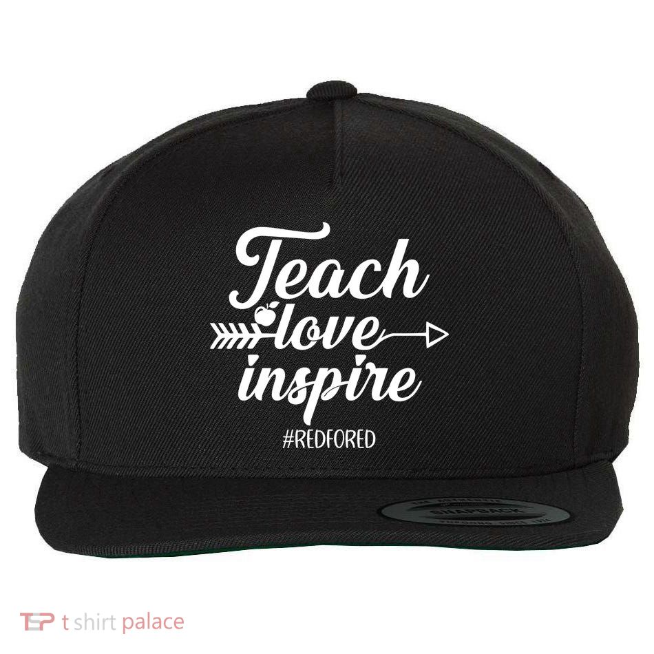 Teach Love Inspire Red For Ed1 Wool Snapback Cap