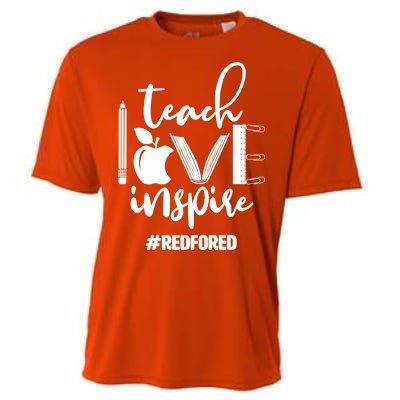 Teach Love Inspire #REDFORED Cooling Performance Crew T-Shirt