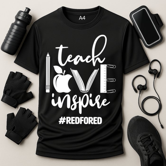 Teach Love Inspire #REDFORED Performance Shirt