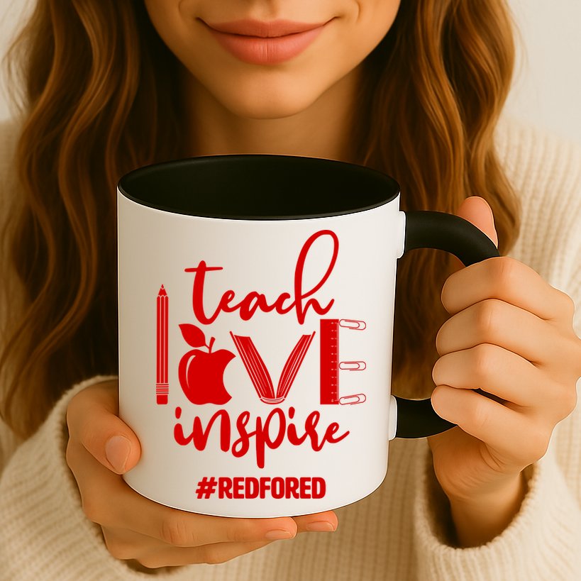 Teach Love Inspire #REDFORED Mug