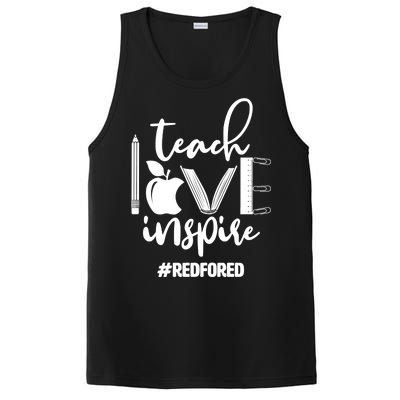 Teach Love Inspire #REDFORED PosiCharge Competitor Tank