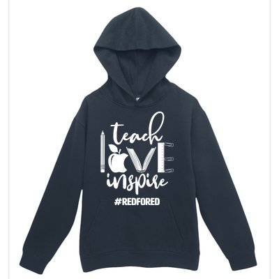 Teach Love Inspire #REDFORED Urban Pullover Hoodie