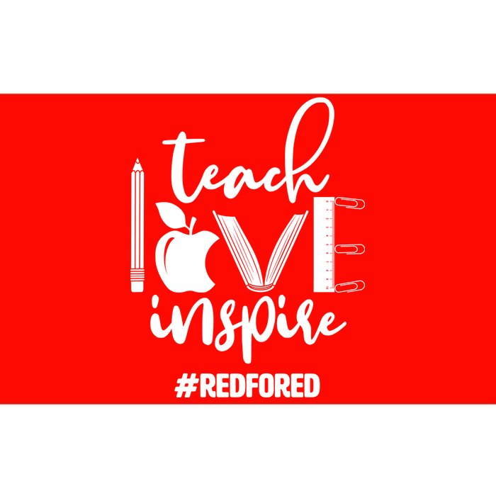 Teach Love Inspire #REDFORED Bumper Sticker