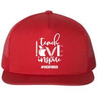 Teach Love Inspire #REDFORED Flat Bill Trucker Hat