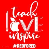 Teach Love Inspire #REDFORED 16 in Basic Backpack