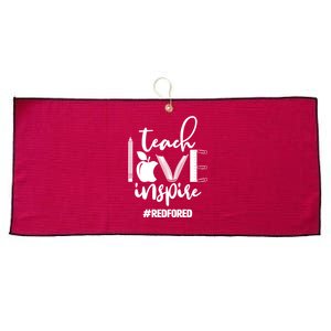 Teach Love Inspire #REDFORED Large Microfiber Waffle Golf Towel