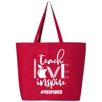 Teach Love Inspire #REDFORED 25L Jumbo Tote