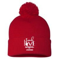 Teach Love Inspire #REDFORED Pom Pom 12in Knit Beanie