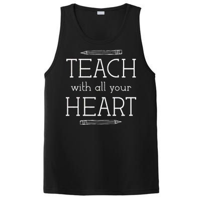 Teach With All Your Heart PosiCharge Competitor Tank