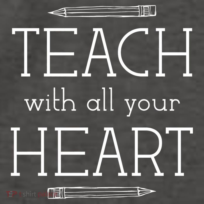 Teach With All Your Heart Vector Backpack