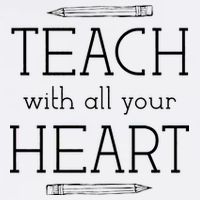 Teach With All Your Heart Garment-Dyed Sweatshirt