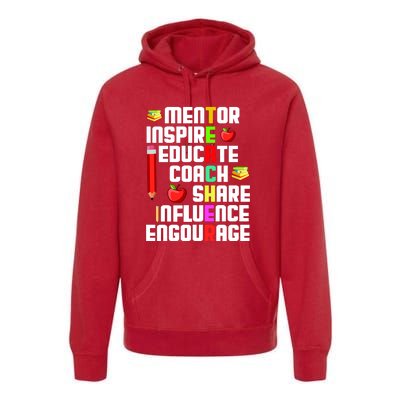 Teacher - Backbone of America Premium Hoodie