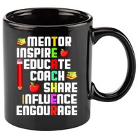 Teacher 11oz C Handle Ceramic Mug