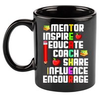Teacher 11oz C Handle Ceramic Mug