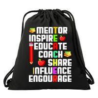 Teacher Drawstring Bag