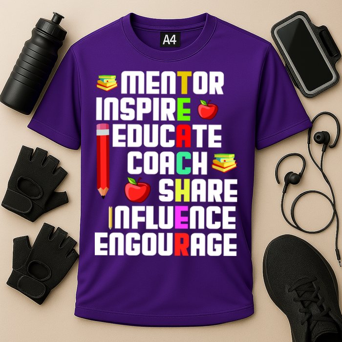 Teacher Cooling Performance Crew T-Shirt