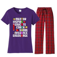 Teacher Women's Flannel Pajama Set