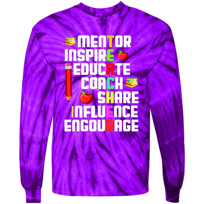 Teacher Tie-Dye Long Sleeve Shirt