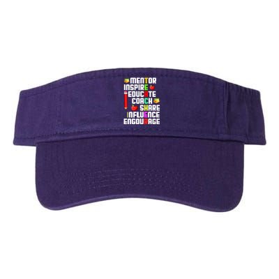 Teacher Valucap Bio-Washed Visor