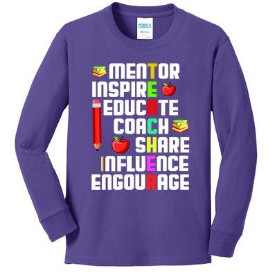 Teacher Kids Long Sleeve Shirt